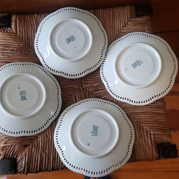 4 Schumann Bavaria saucers - Picture 5 of 6